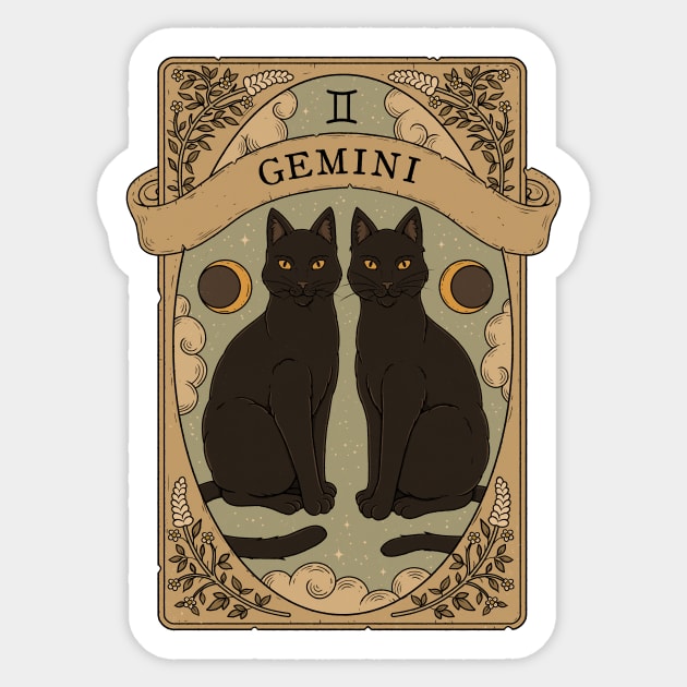 Gemini - Cats Astrology Sticker by thiagocorrea